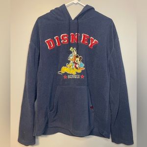 Disney navy blue hoodie Large